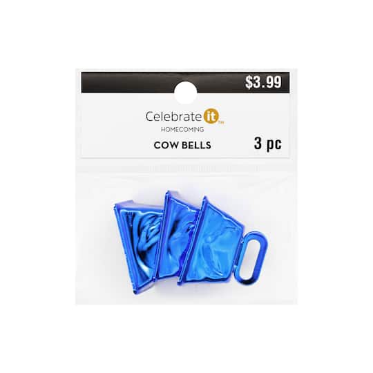 1" Cow Bell Homecoming Embellishments